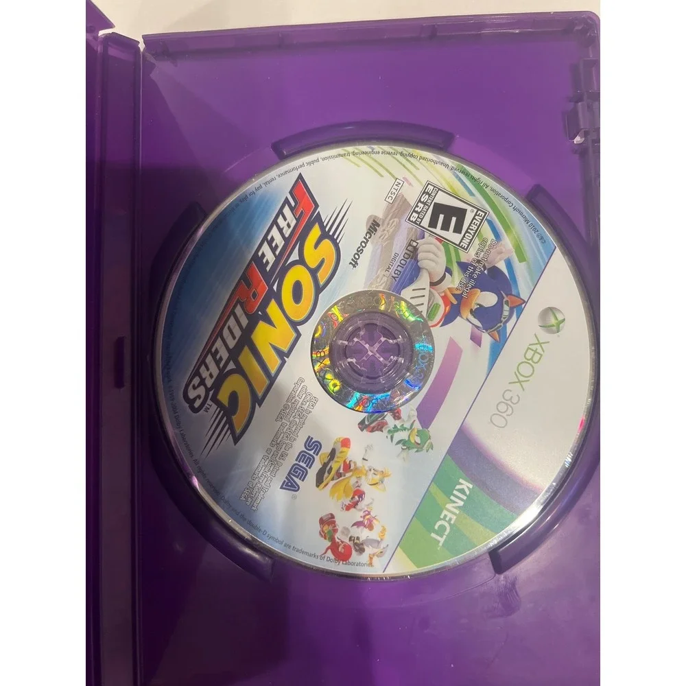 Xbox 360 Kinect  Bundle 3 Games‎ Dance Central Just Dance Sonic Working